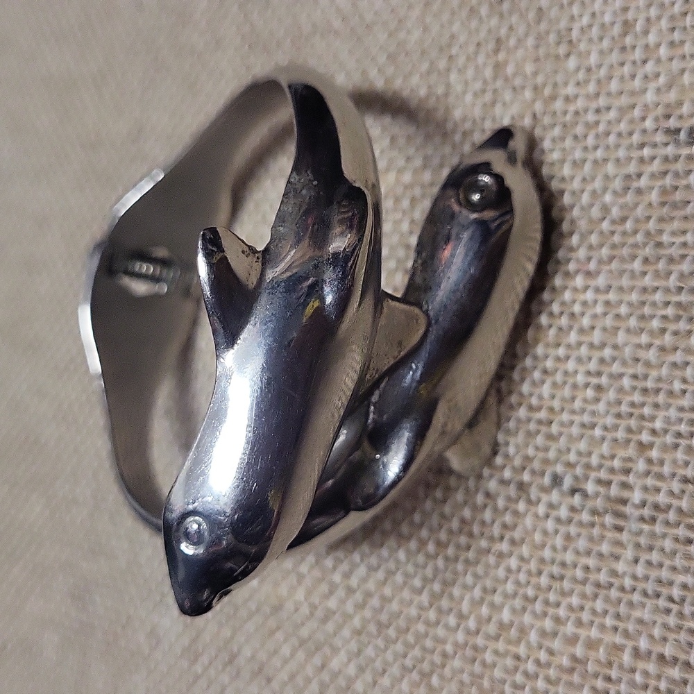 Vintage Silver Fish Bracelet
